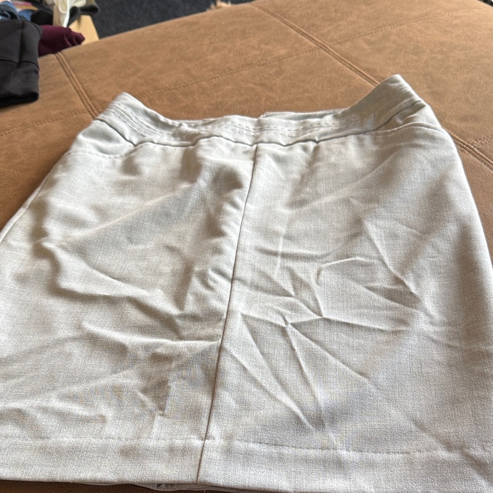 Worthington Classic Beige A-Line Skirt